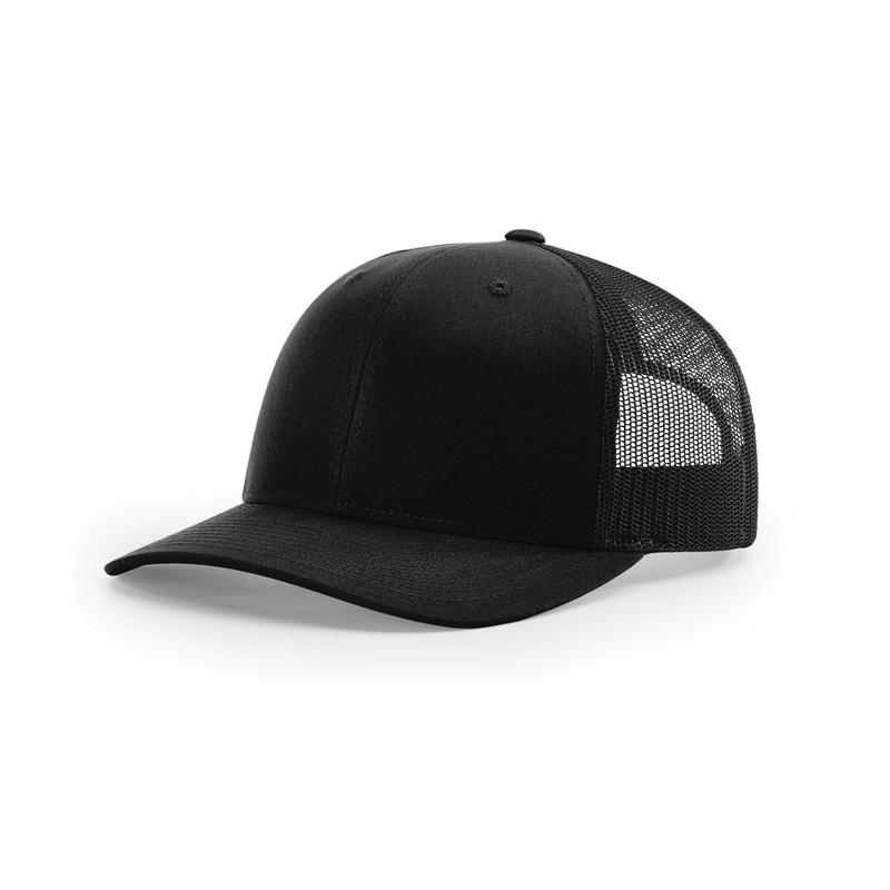 Richardson 112 Small Size Trucker Hat Black Small