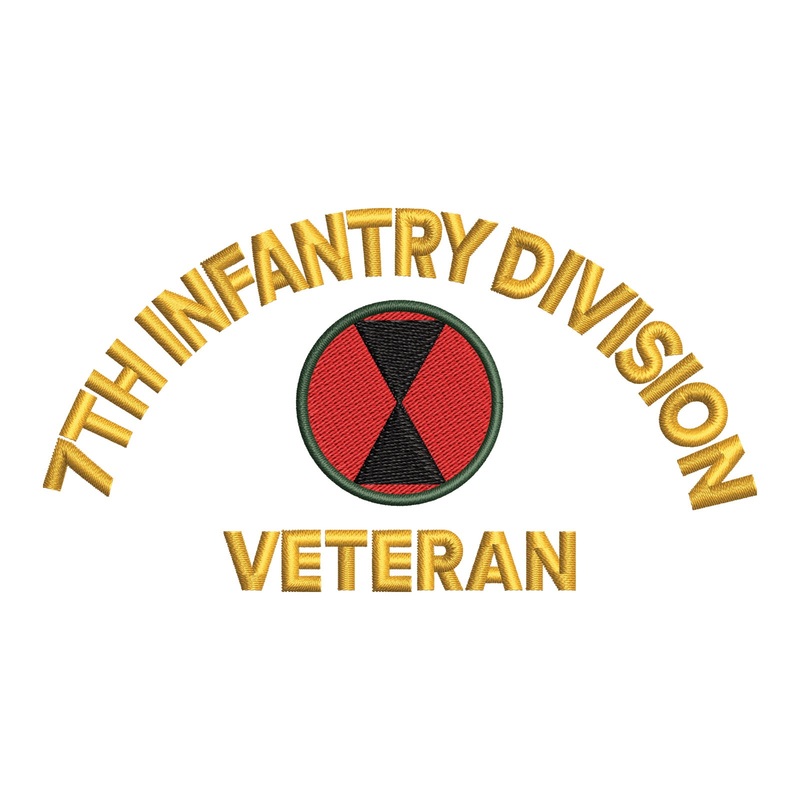 U.S. Army 7th Infantry Division Logo U.S. Army 7th Infantry Division Logo One Size