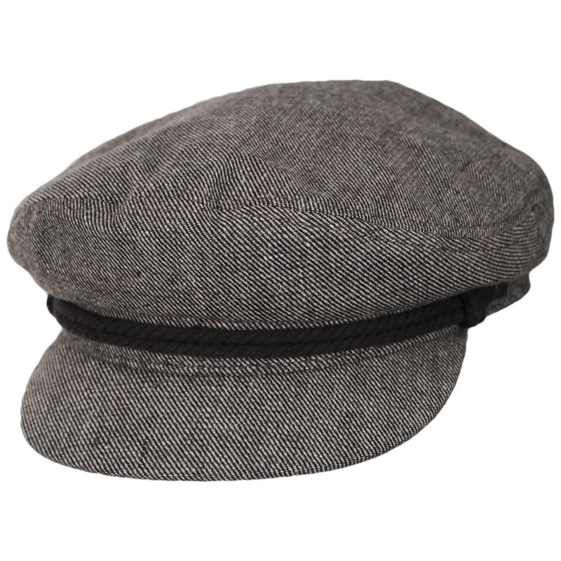 Wool Blend Twill Fiddler Cap DESERT PALM/SAND S
