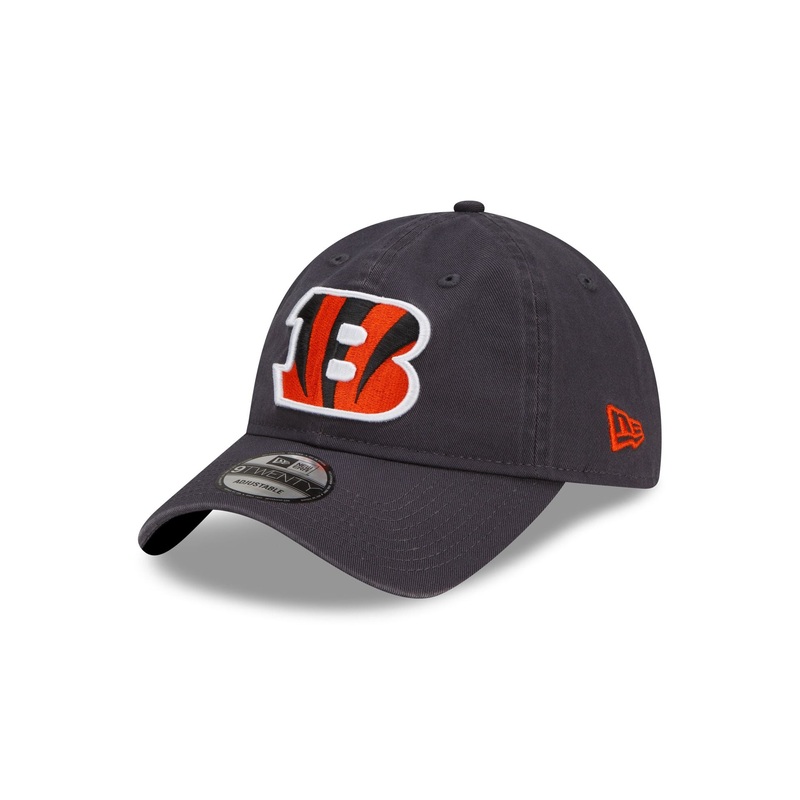 Cincinnati Bengals NFL Core Classic Graphite 9TWENTY Adjustable Hat One Size