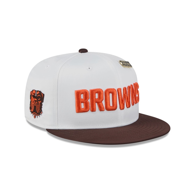 Cleveland Browns Spring Satin 59FIFTY Fitted Hat 7