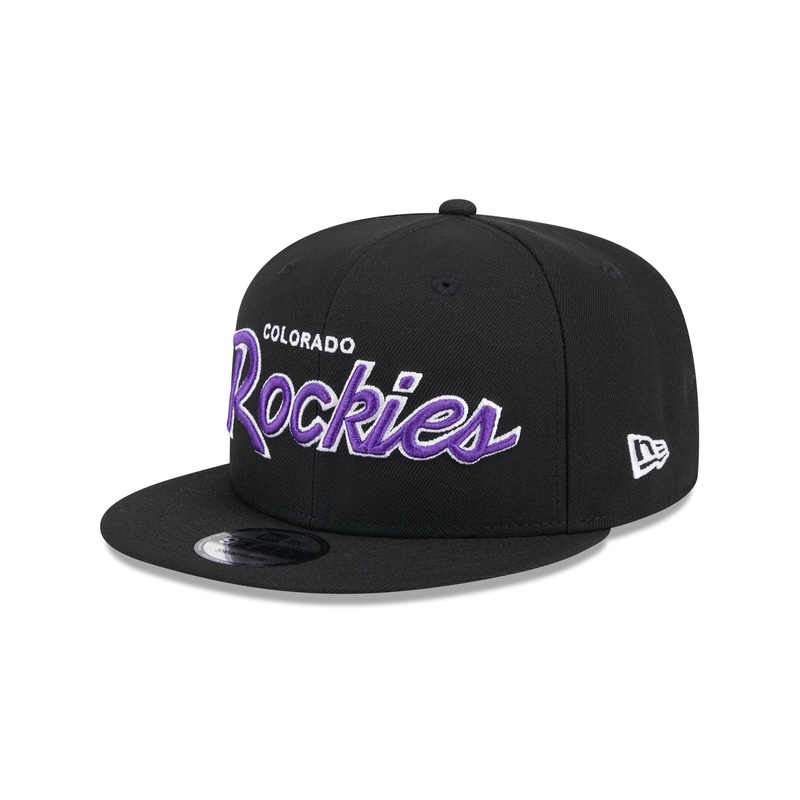 Colorado Rockies Wordmark 9FIFTY Snapback Hat One Size