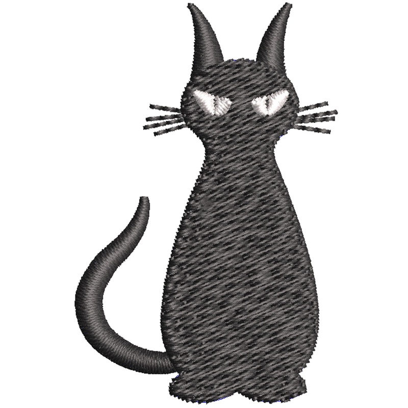 Halloween Black Cat Logo Halloween Black Cat Logo One Size