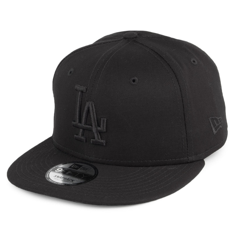 New Era Hats 9FIFTY L.A. Dodgers Baseball Cap – League Essential – Black Small/Medium
