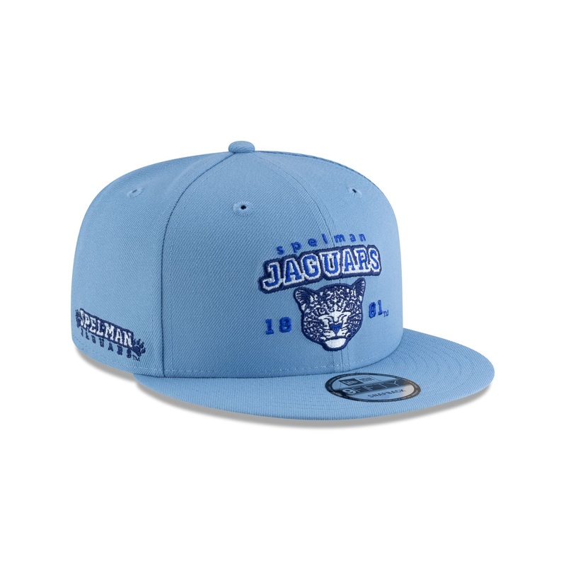 Spelman Jaguars Sky Blue 9FIFTY Snapback Hat One Size