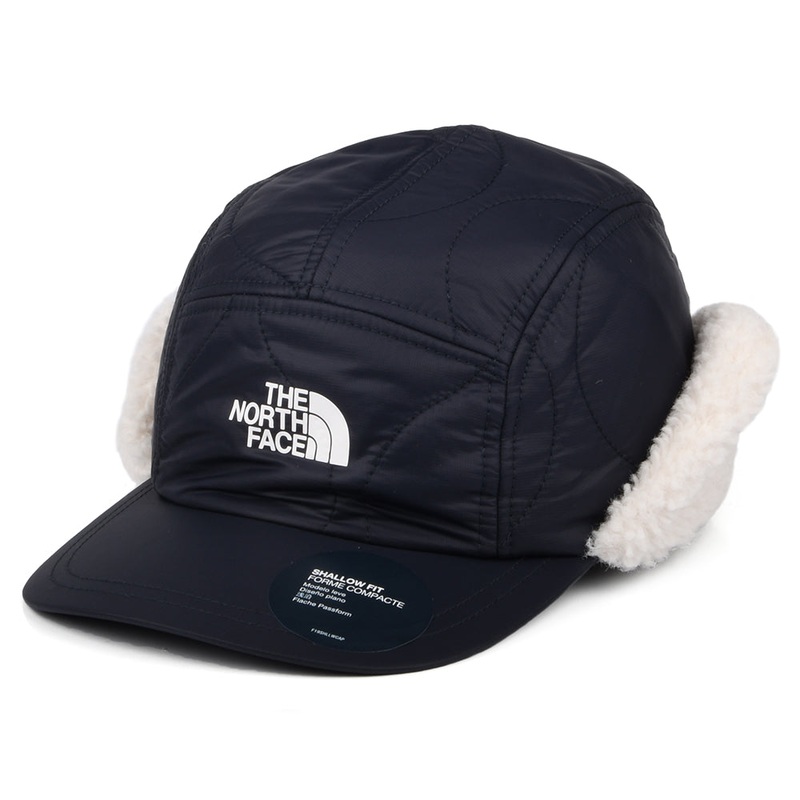 The North Face Hats Insulated Baseball Cap With Earflaps – Navy Blue Small/Medium