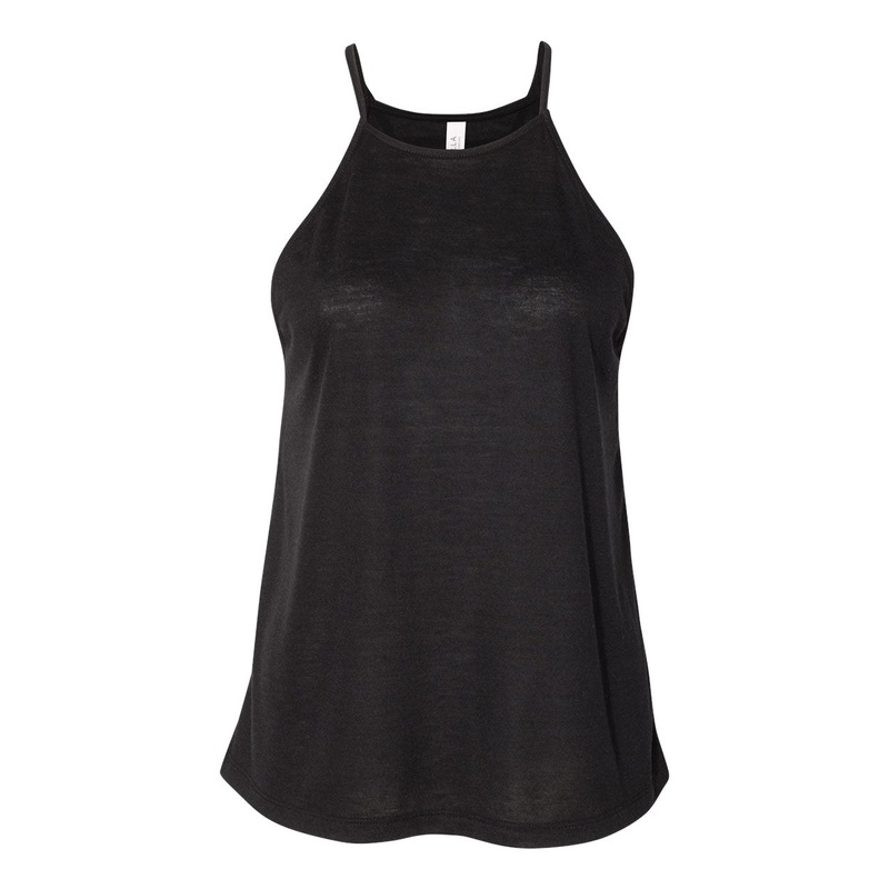 BELLA + CANVAS 8809 Women’s Flowy High-Neck Tank White S