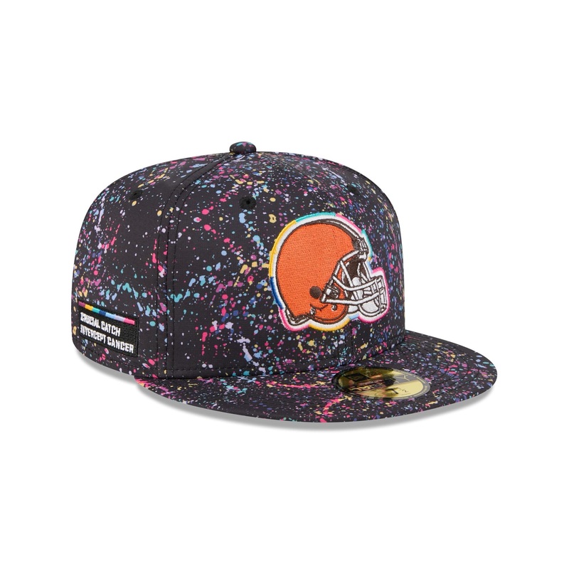 Cleveland Browns 2025 Crucial Catch 59FIFTY Fitted Hat 7
