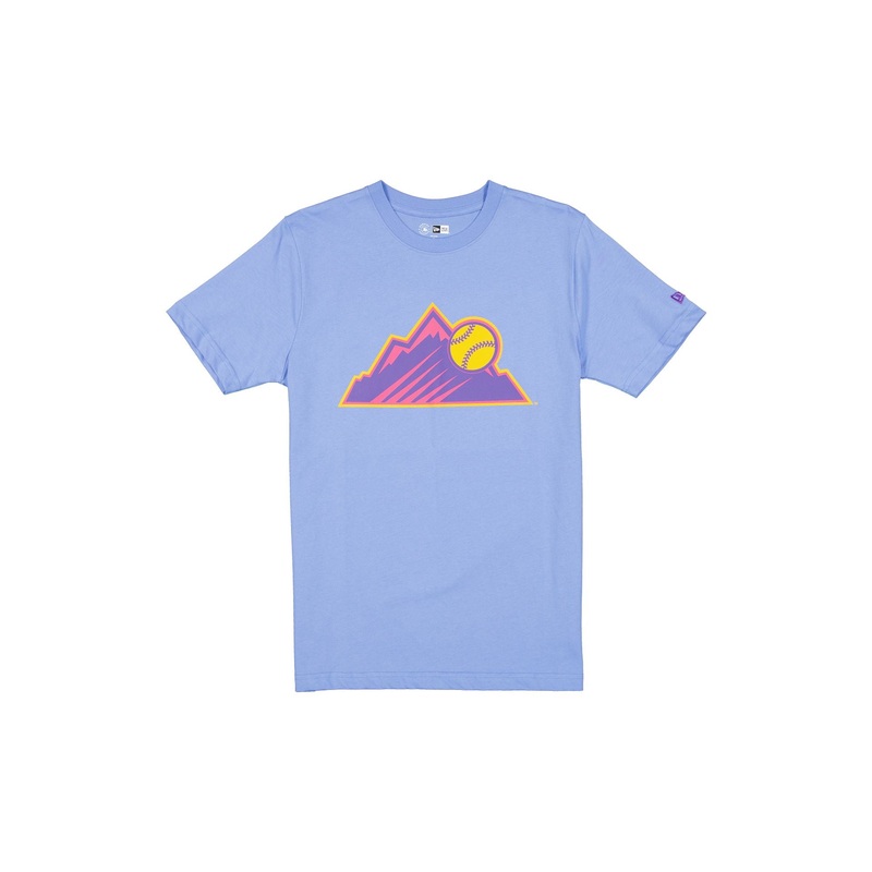 Colorado Rockies City Connect Pastel Blue T-Shirt S