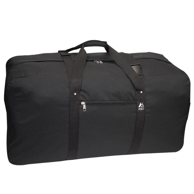 Everest Large 40 inch Heavy-Duty Cargo Duffel Bag 4020 Black