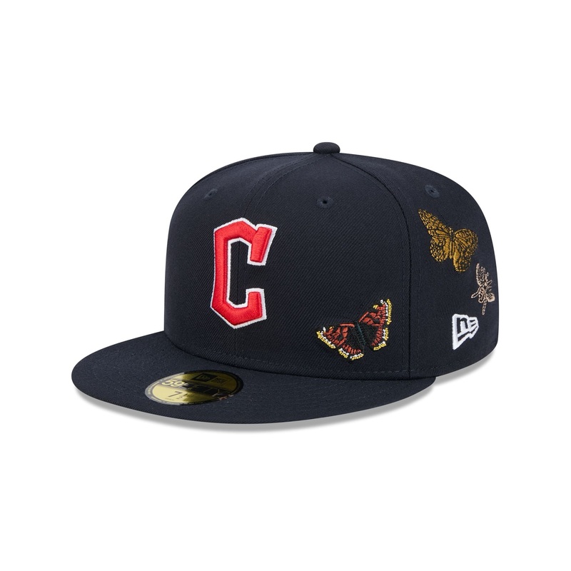 FELT x Cleveland Guardians Navy 59FIFTY Fitted Hat 7