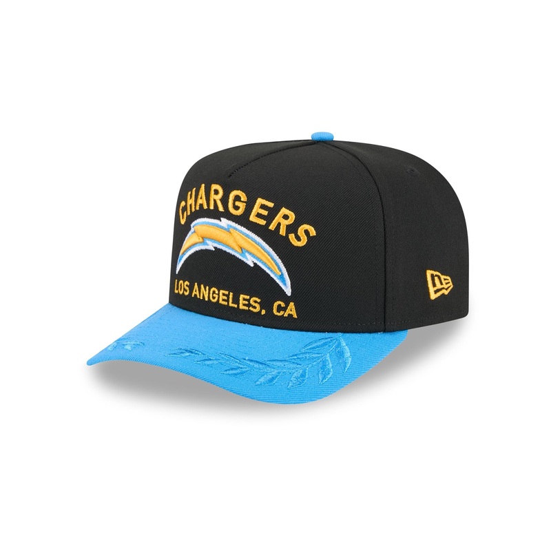Los Angeles Chargers 2025 Draft 9FIFTY A-Frame Snapback Hat One Size