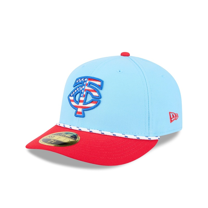 Minnesota Twins Independence Day 2025 Low Profile 59FIFTY Fitted Hat 7