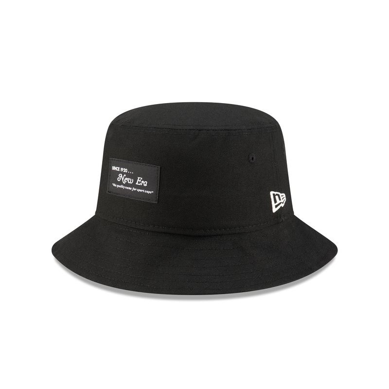 New Era Cap Black Duck Canvas Bucket Hat S/M