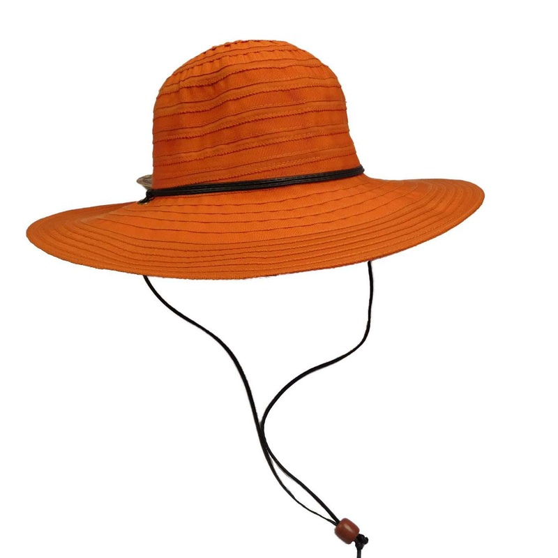 Ribbon Floppy Hat – Scala Collezione Papaya