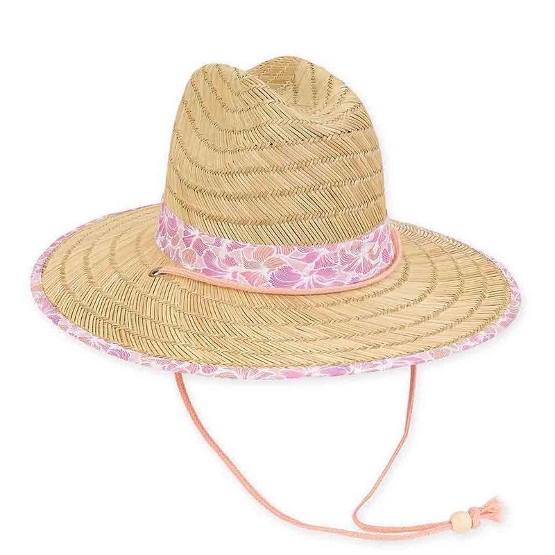 Rush Straw Lifeguard Hat for Small Heads – Sunny Dayz Petite Hats Natural Small (54 cm)