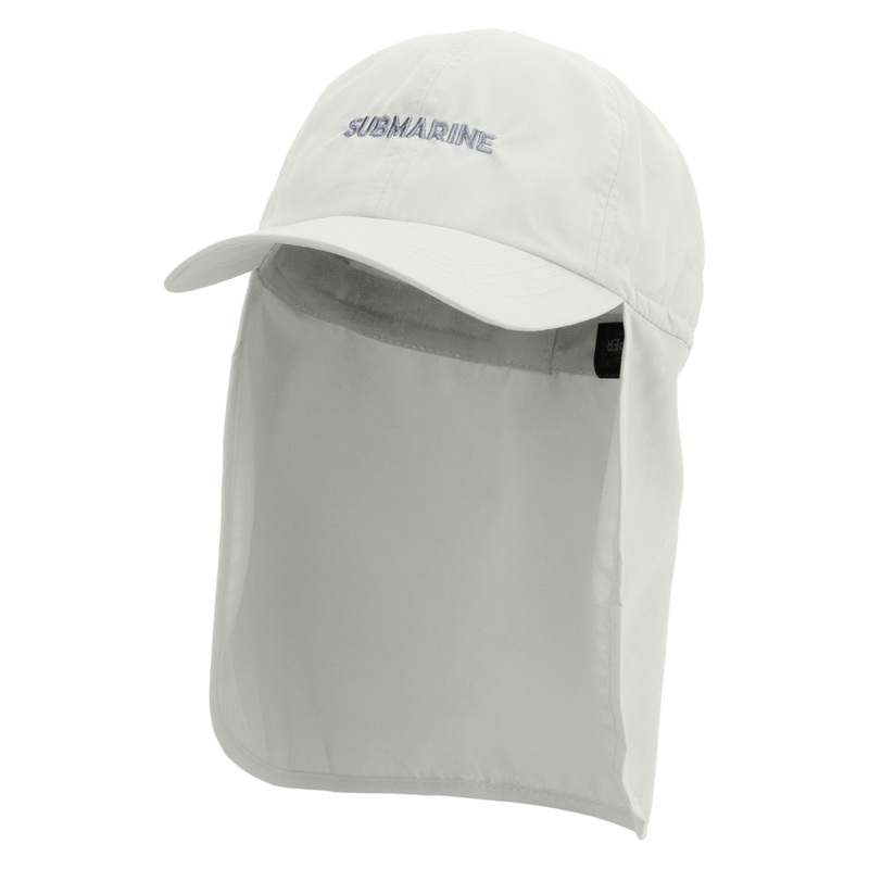 Submarine Embroidered Flap Hats Khaki One Size