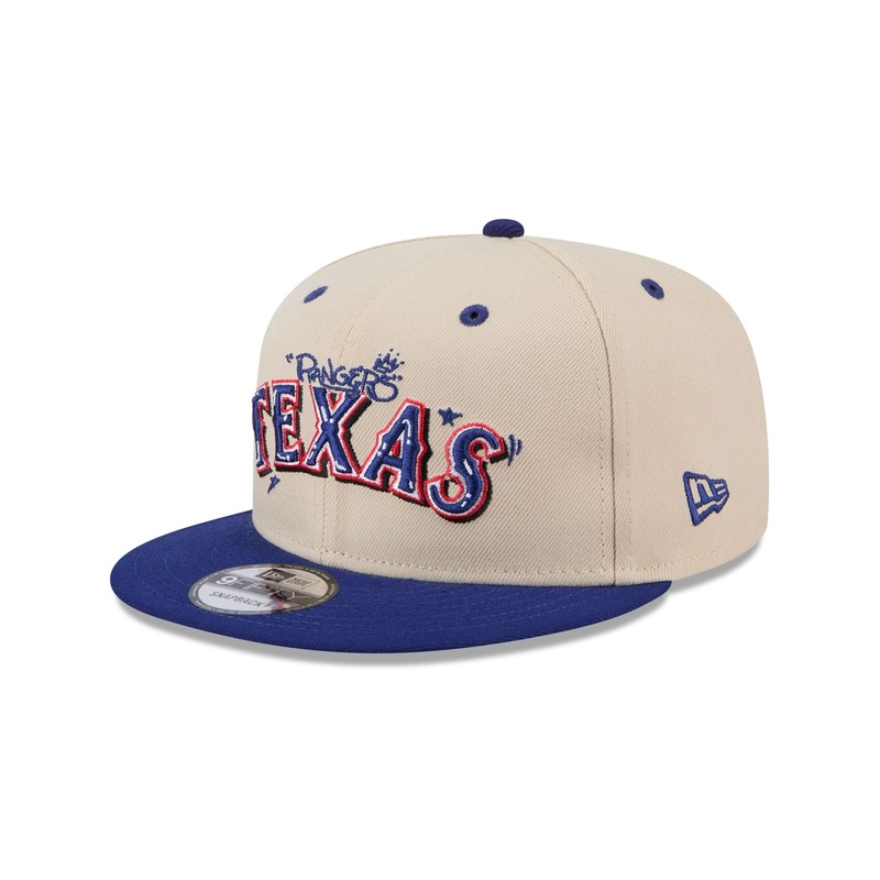 Texas Rangers Team Art 9FIFTY Snapback Hat One Size
