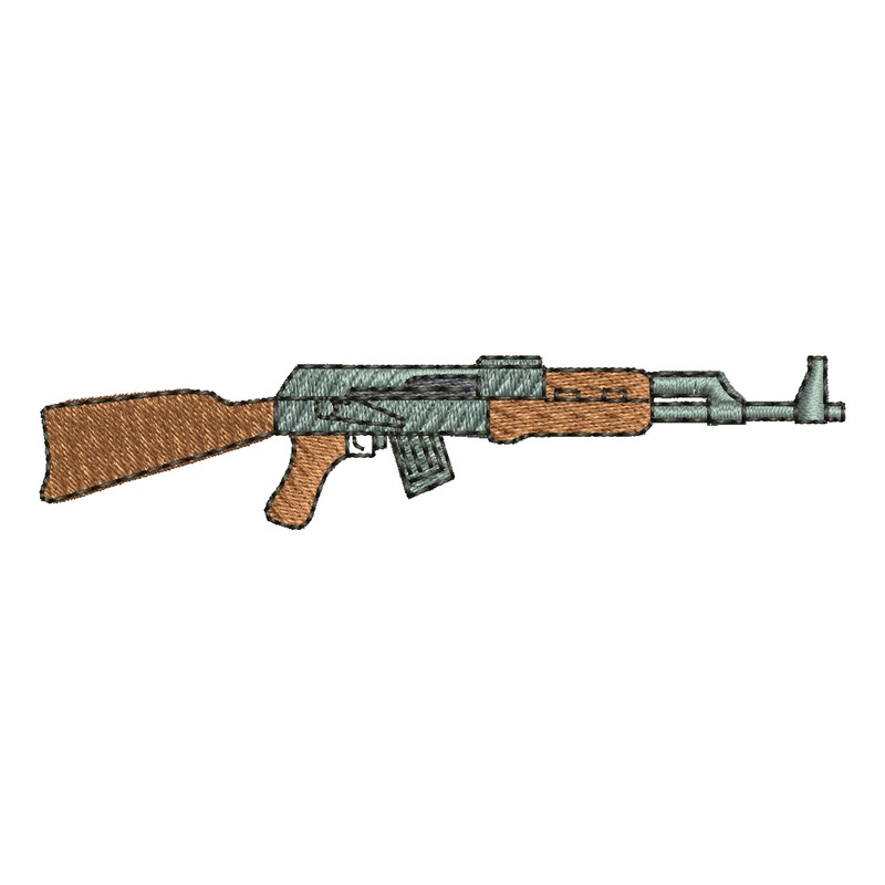 AK-47 Rifle Logo Default Title One Size