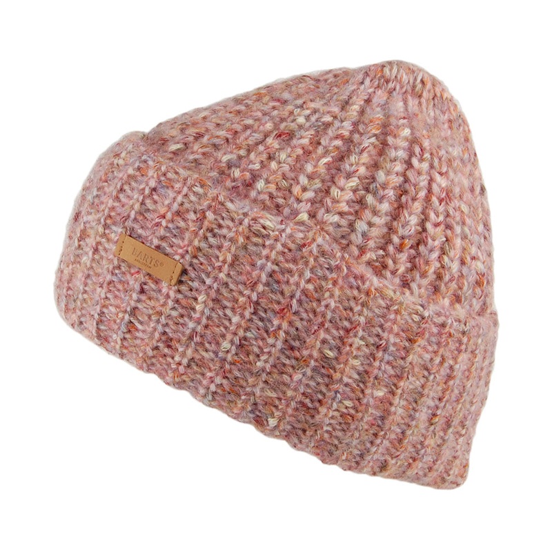 Barts Hats Heba Cuffed Beanie Hat – Pink 1-Size
