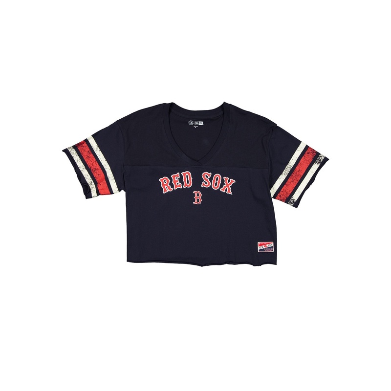 Boston Red Sox Throwback Cropped Women’s T-Shirt XS