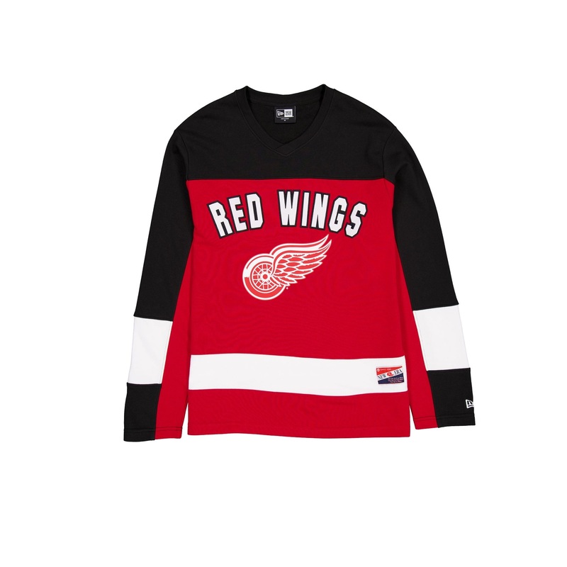 Detroit Red Wings Throwback Long Sleeve T-Shirt S
