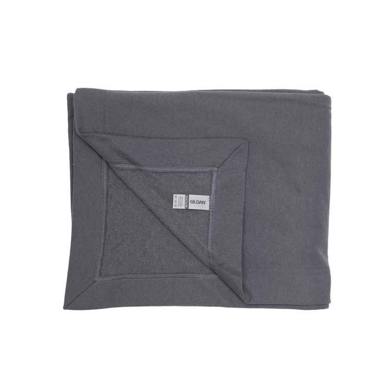 Gildan 18900 Heavy Blend Fleece Stadium Blanket Black