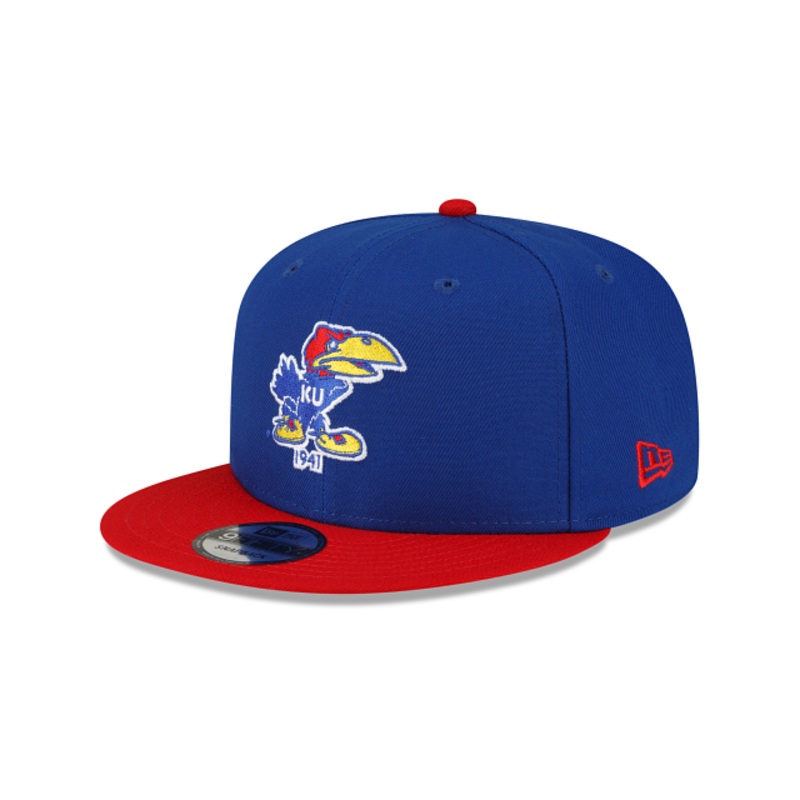 Kansas Jayhawks College Vault 9FIFTY Snapback Hat One Size