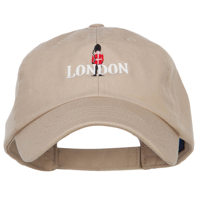 London Queen Guard Embroidered Pet Spun Cap Khaki One Size