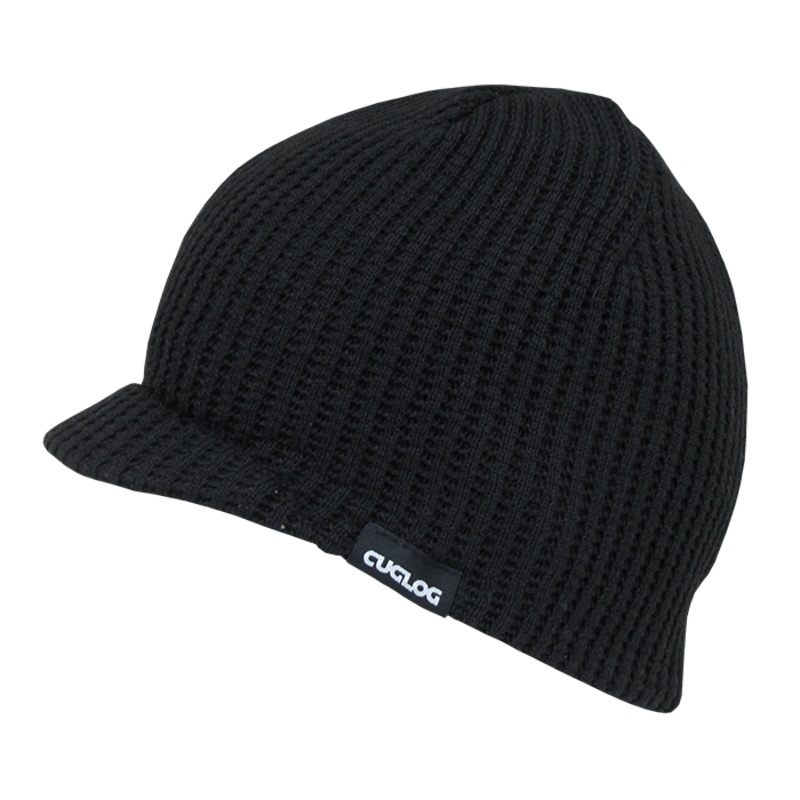 McKinley HybriCap Beanie, Waffle Knit Cap – Cuglog K006 Black