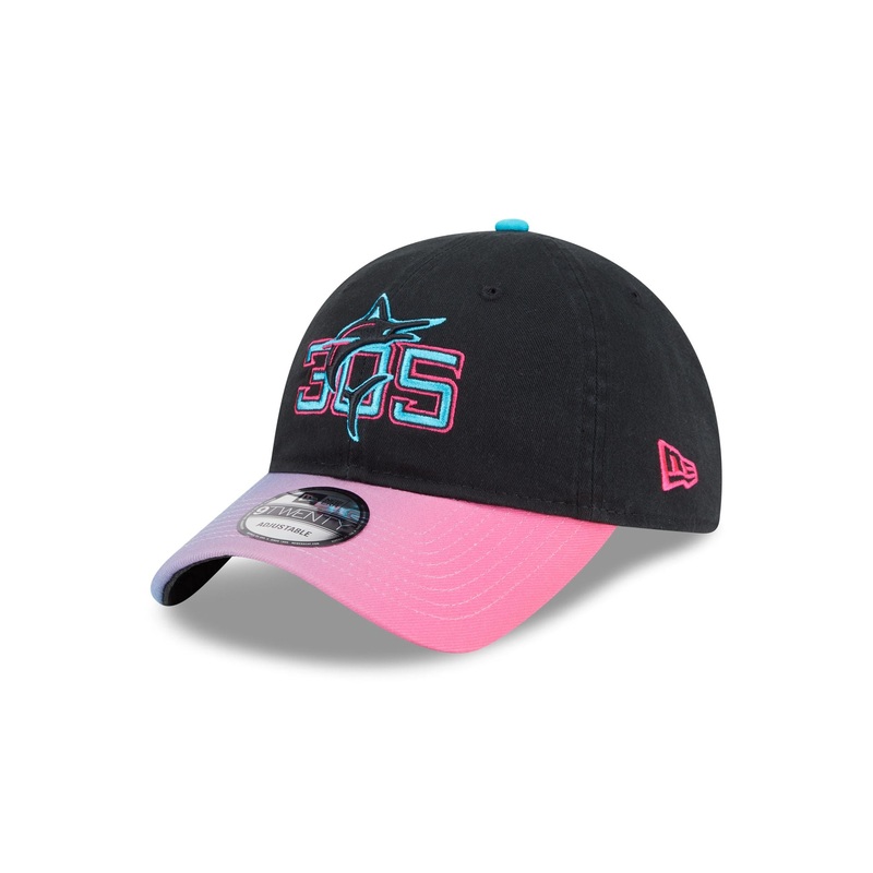 Miami Marlins City Connect 9TWENTY Adjustable Hat One Size