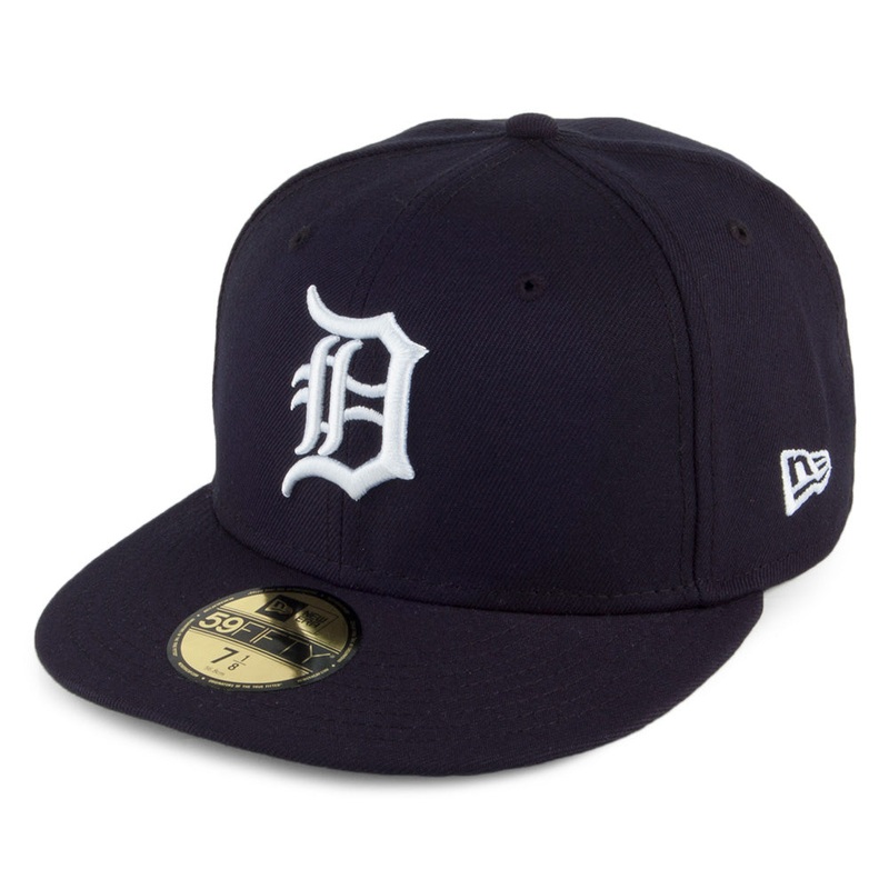 New Era 59FIFTY Detroit Tigers Baseball Cap – MLB On Field AC Perf – Navy Blue 6 7/8