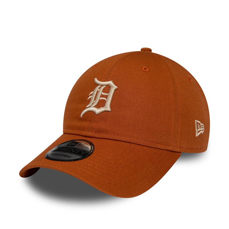 New Era 9TWENTY Detroit Tigers Baseball Cap – MLB League Essential – Brown-Stone Adjustable