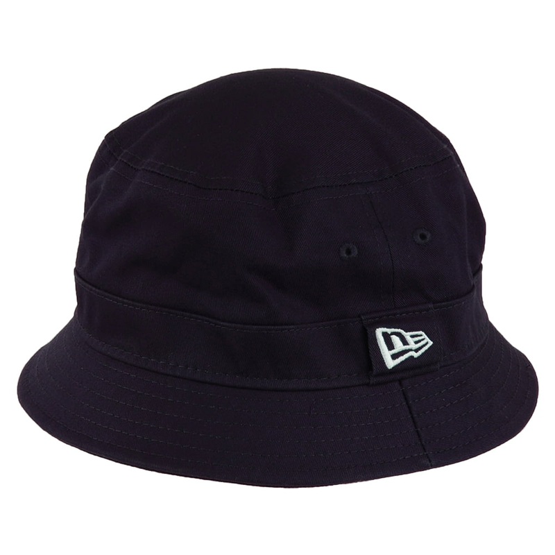 New Era Essential Cotton Bucket Hat – Navy Blue S