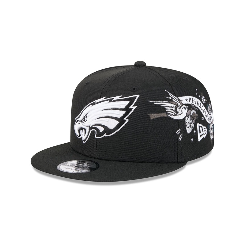 Philadelphia Eagles City Art 9FIFTY Snapback Hat One Size