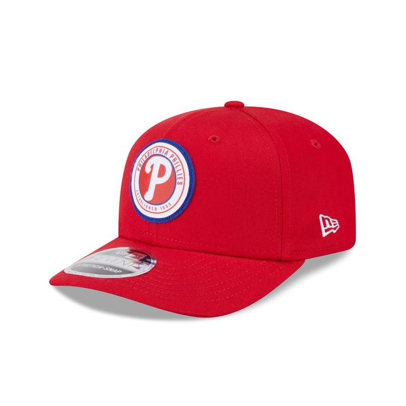 Philadelphia Phillies Circle Patch 9SEVENTY Stretch-Snap Hat One Size
