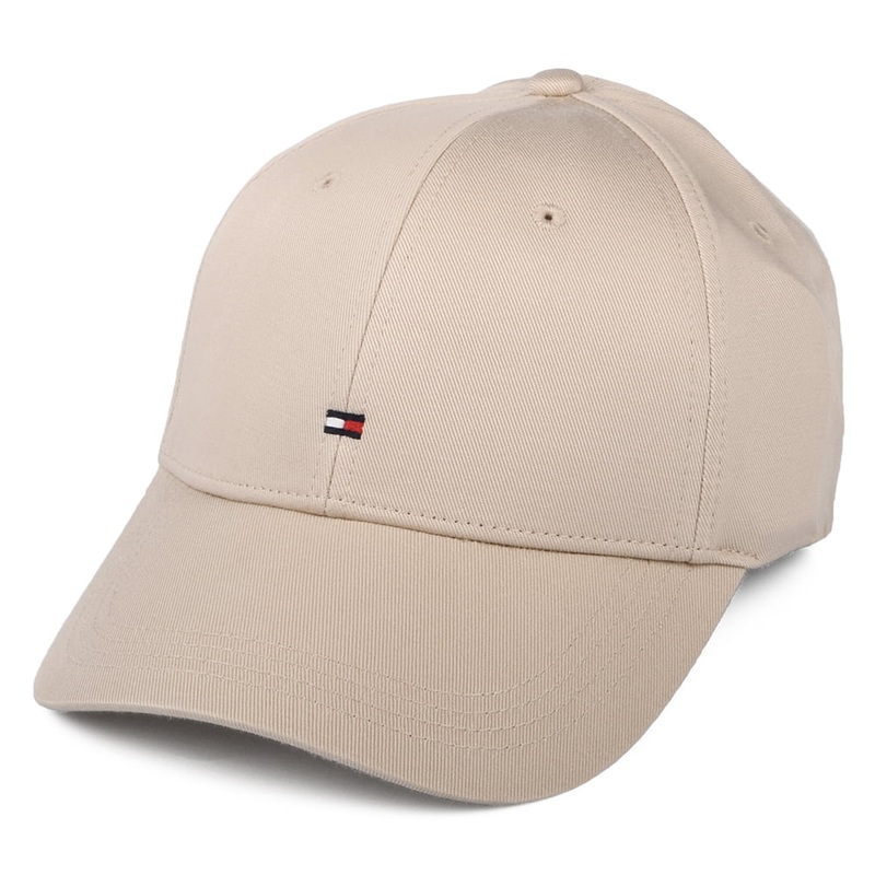 Tommy Hilfiger Hats Classic Baseball Cap – Beige Adjustable