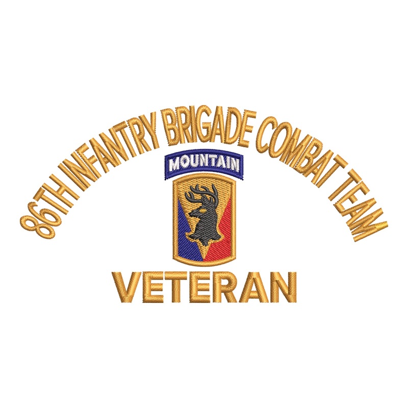 U.S. Army 86th Infantry Brigade Combat Team Logo U.S. Army 86th Infantry Brigade Combat Team Logo One Size