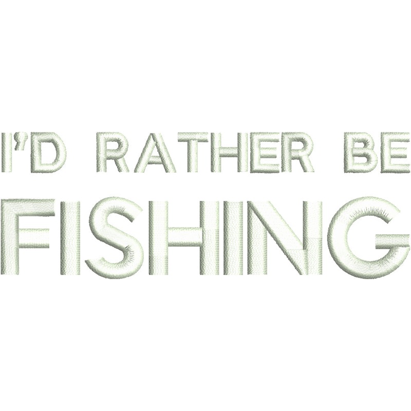 Words of I’d Rather Be Fishing Default Title One Size