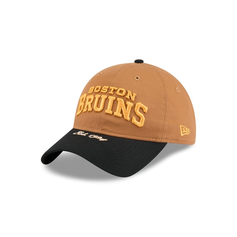 Boston Bruins Bronze 9TWENTY Adjustable Hat One Size
