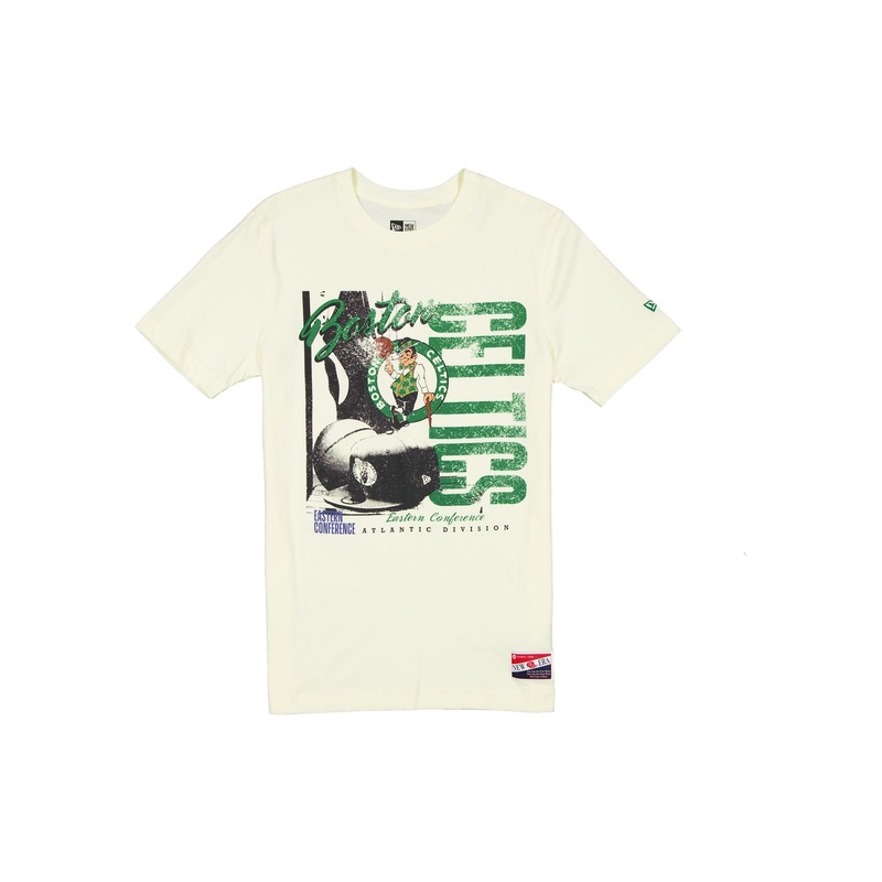 Boston Celtics Throwback White T-Shirt S