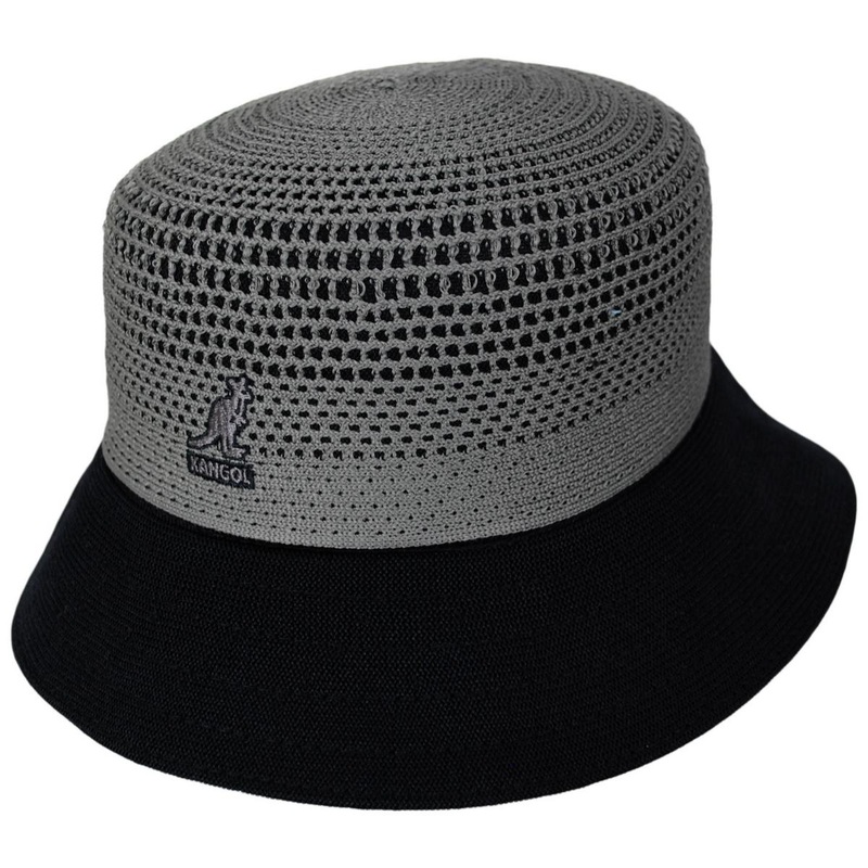 Double Mesh Tropic Lahinch Bucket Hat WARM GREY/BLACK S