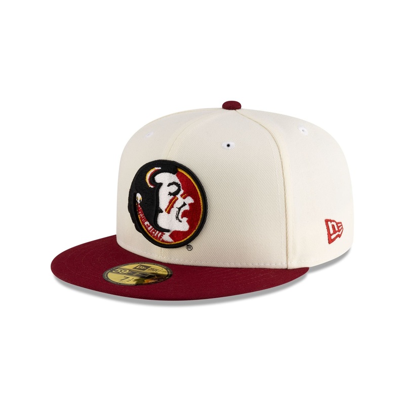 Florida State Seminoles College Vault Chrome Cardinal 59FIFTY Fitted 7