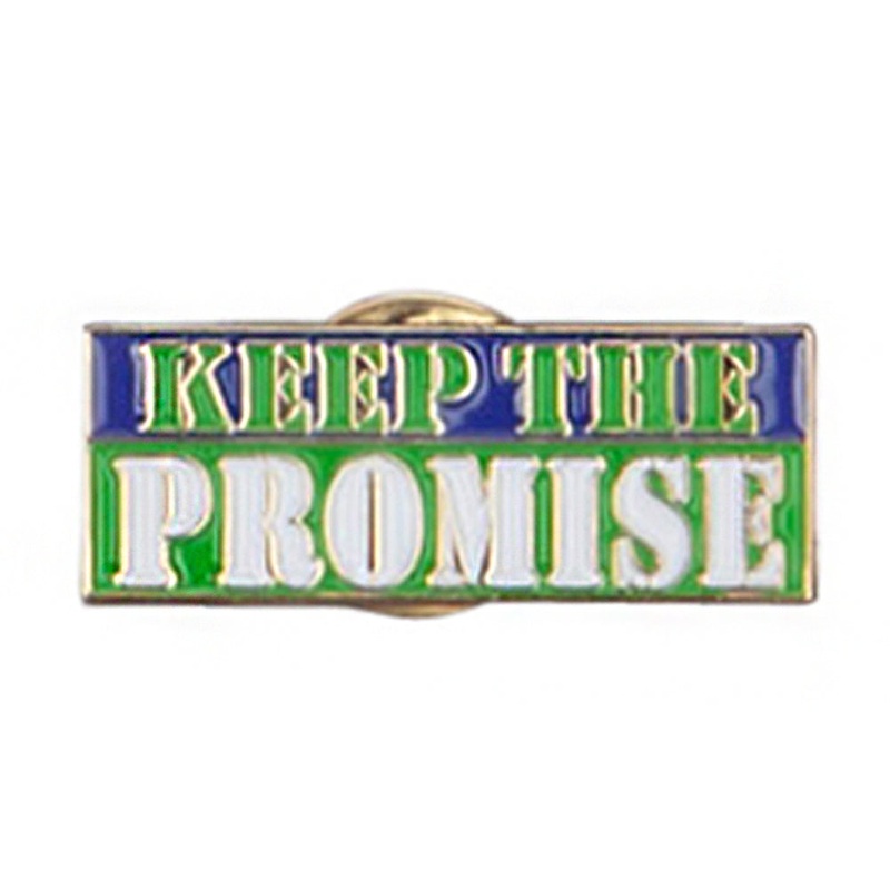 Keep the Promise Lapel Pin Green One Size