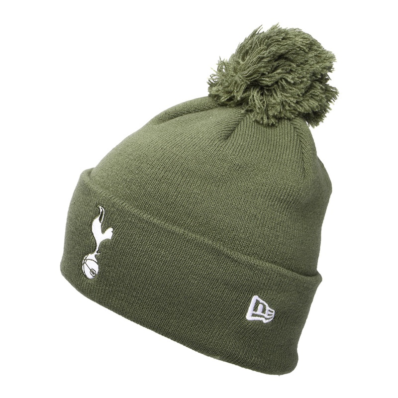 New Era Tottenham Hotspur FC Bobble Hat Seasonal – Olive-White 1-Size