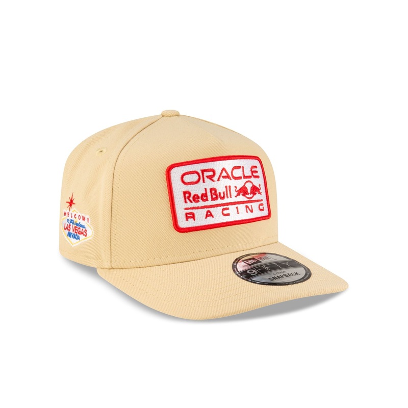 Oracle Red Bull Racing Light Gold 9FIFTY A-Frame Snapback Hat One Size