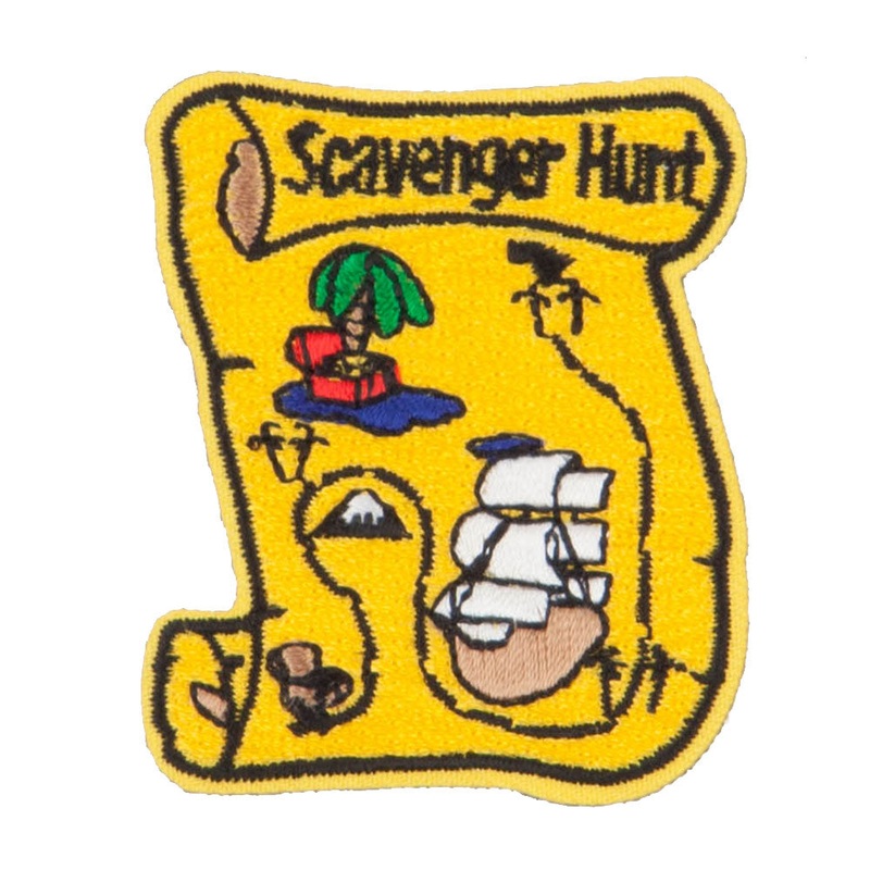 Scavenger Hunt Patches Yellow One Size