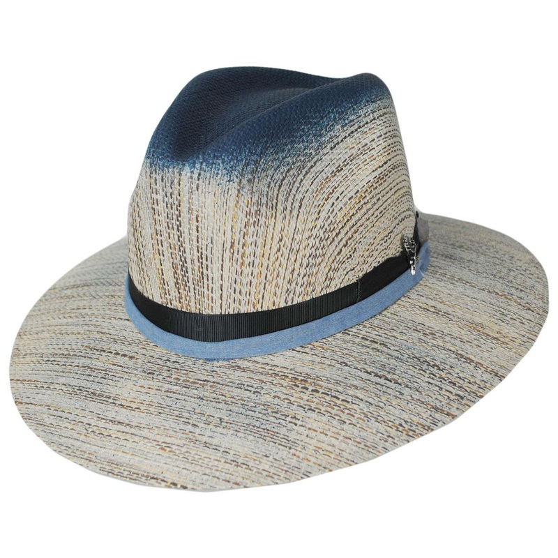 Supernatural Matte Toyo Safari Fedora Hat TEA/NAVY S