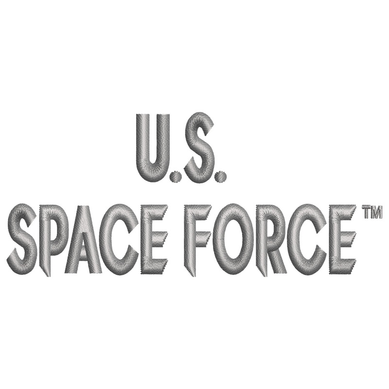 US Space Force Grey Letter Symbol US Space Force Grey Letter Symbol One Size