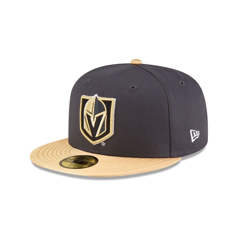 Vegas Golden Knights Gray 59FIFTY Fitted Hat 7